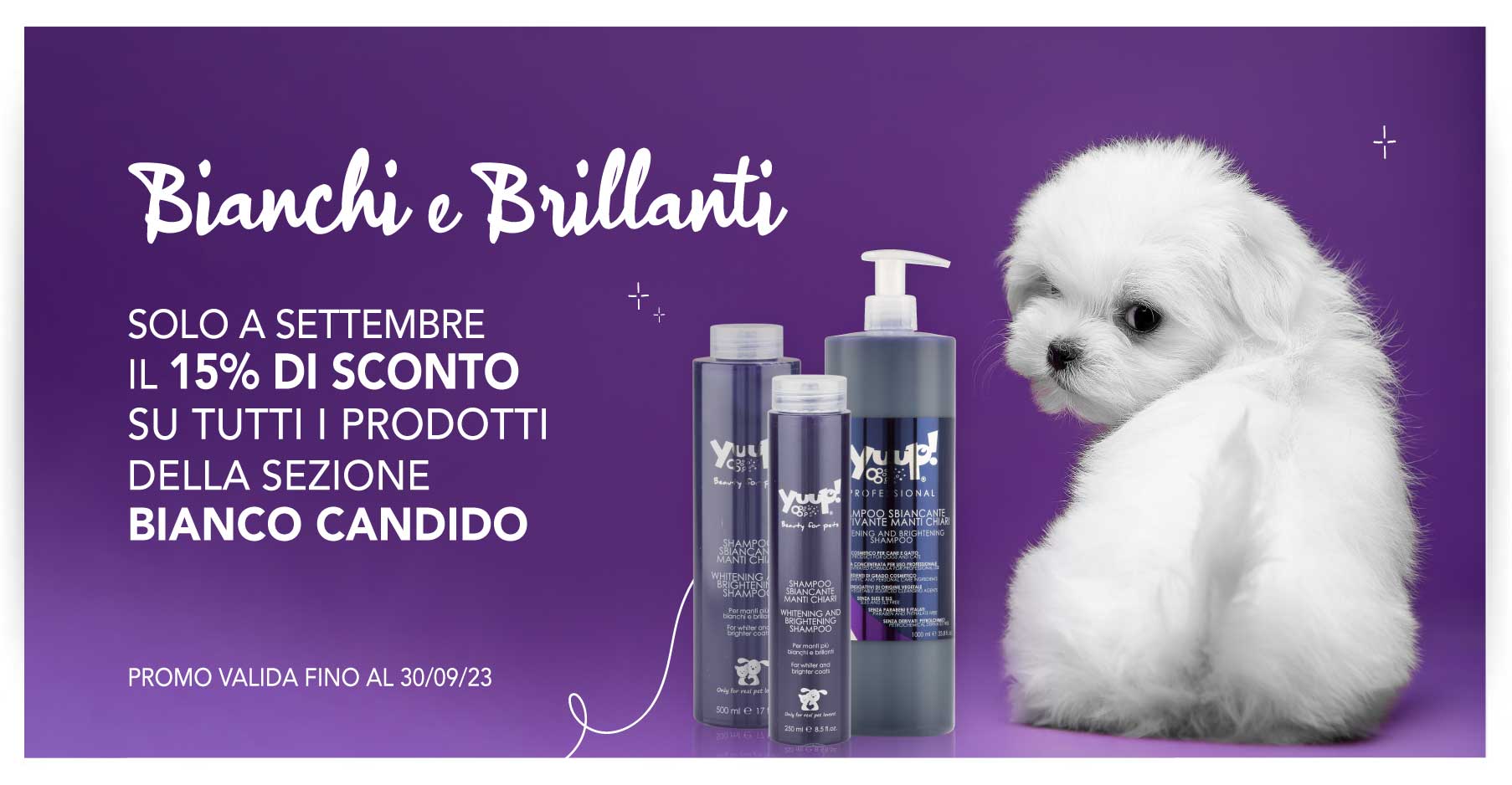 Sconto 15% bianco candido